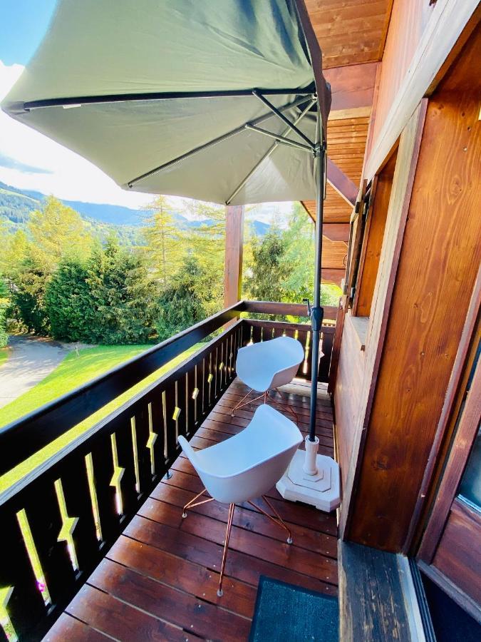 Appartement face Mont Blanc Demi-Quartier Extérieur photo